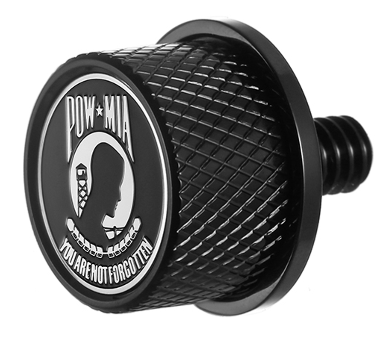 Figurati Designs - Seat Mounting Knob - Black - POW MIA - Seat Mounting Knob - FD50-SEAT KN-BK Figurati Designs - Seat Mounting Knob - Black - POW MIA - Seat Mounting Knob - FD50-SEAT KN-BK