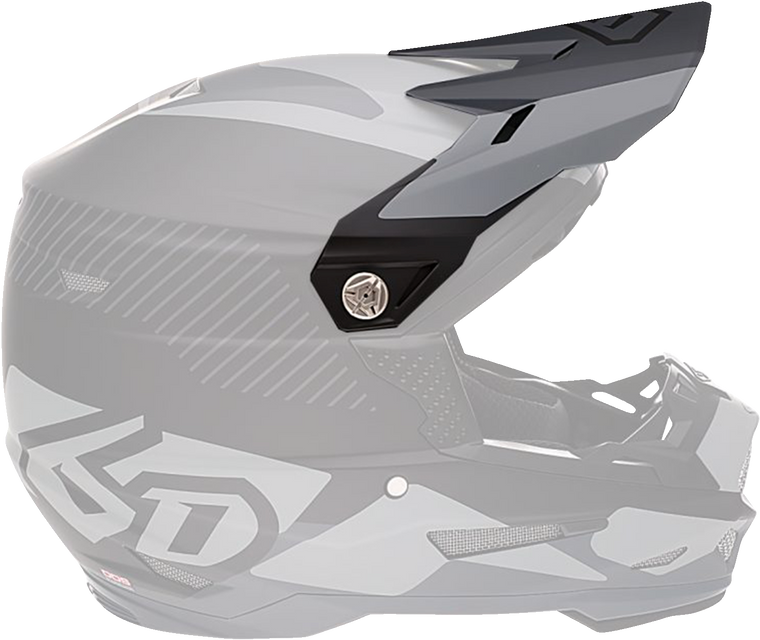6d Helmets - ATR-2Y Visor - Fusion - Black - ATR-2Y Helmet Visor - 72-4132