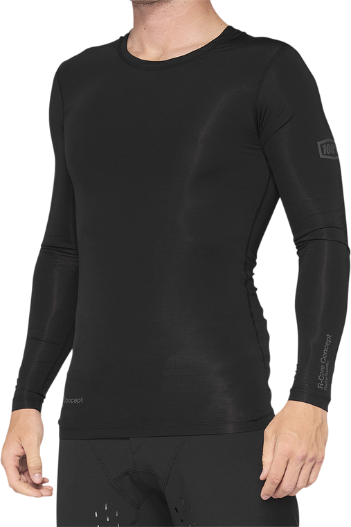 100% - R-Core Concept Long-Sleeve Jersey - Black - XL - R-Core Concept Long-Sleeve Jersey - 40004-00003