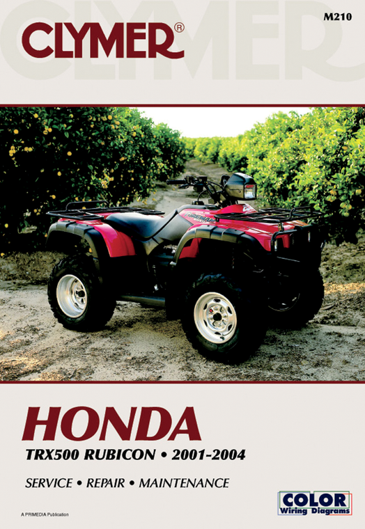 Clymer - Manual - TRX500 Rubicon - ATV Repair Manual  Honda - CM210