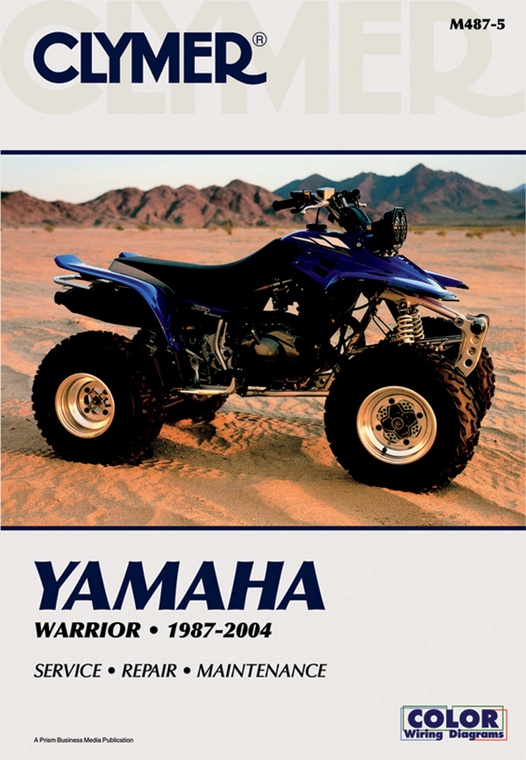 Clymer - Manual - 350 Warrior - ATV Repair Manual  Yamaha - CM4875