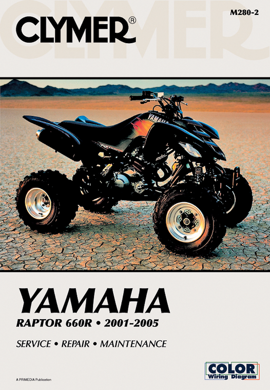 Clymer - Manual - Yamaha 660 Raptor - ATV Repair Manual  Yamaha - CM2802 Clymer - Manual - Yamaha 660 Raptor - ATV Repair Manual  Yamaha - CM2802