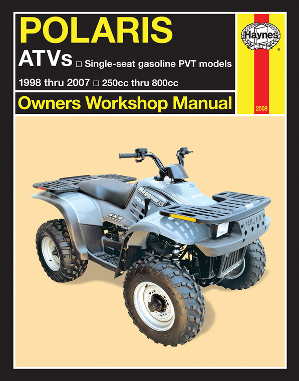Haynes - Manual - Polaris - ATV Service & Repair Manual - M2508