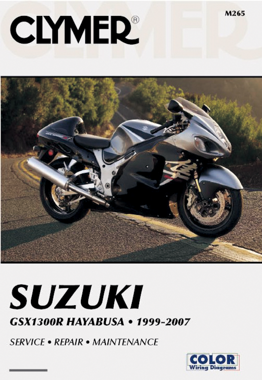 Clymer - Manual - Suzuki Hayabusa '99-'07 - Motorcycle Repair Manual  Suzuki - CM265 Clymer - Manual - Suzuki Hayabusa '99-'07 - Motorcycle Repair Manual  Suzuki - CM265