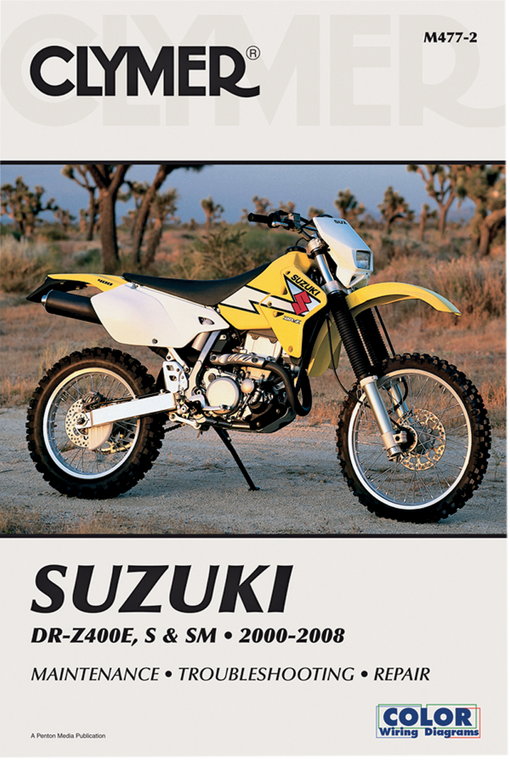 Clymer - Manual - Suzuki DR-Z400 '00-'12 - Motorcycle Repair Manual  Suzuki - CM4774