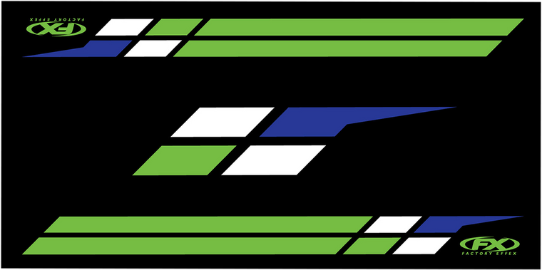 Factory Effex - Door Mat - Green - Kawasaki - Door Mat - 22-45120 Factory Effex - Door Mat - Green - Kawasaki - Door Mat - 22-45120