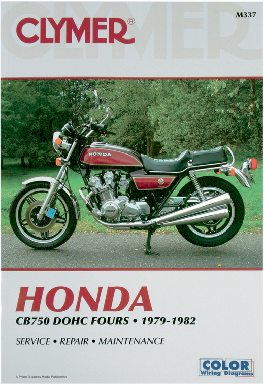 Clymer - Manual - Honda CB750 DOHC - Motorcycle Repair Manual  Honda - CM337 Clymer - Manual - Honda CB750 DOHC - Motorcycle Repair Manual  Honda - CM337