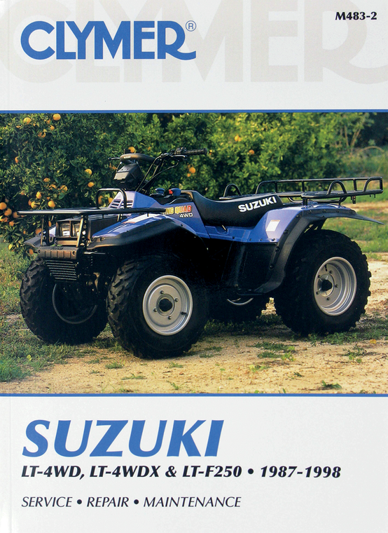 Clymer - Manual - Suzuki King Quad/ Quad Runner 250 - ATV Repair Manual  Suzuki - CM4832