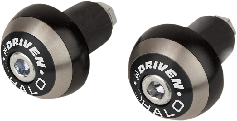 Driven Racing - Bar End - Halo - Black - Halo Handlebar End - DHBEW-BK