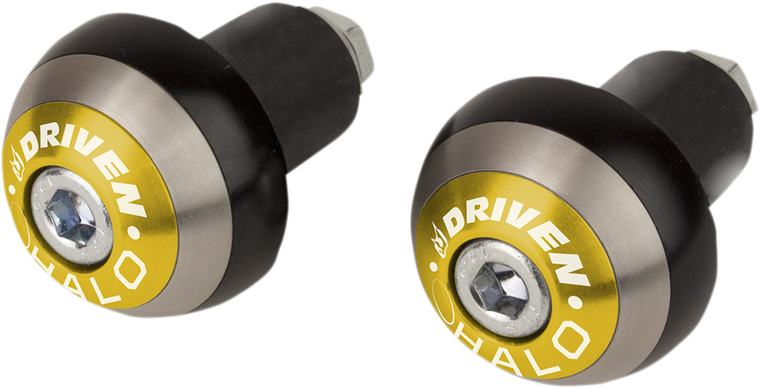 Driven Racing - Bar End - Halo - Gold - Halo Handlebar End - DHBEW-GD
