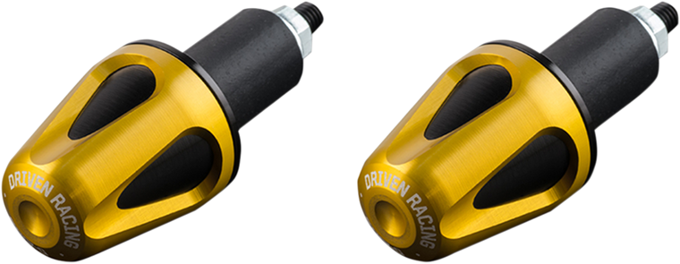 Driven Racing - Bar End Weight - Gold/Black - D-Axis Handlebar End - DXB-GD Driven Racing - Bar End Weight - Gold/Black - D-Axis Handlebar End - DXB-GD