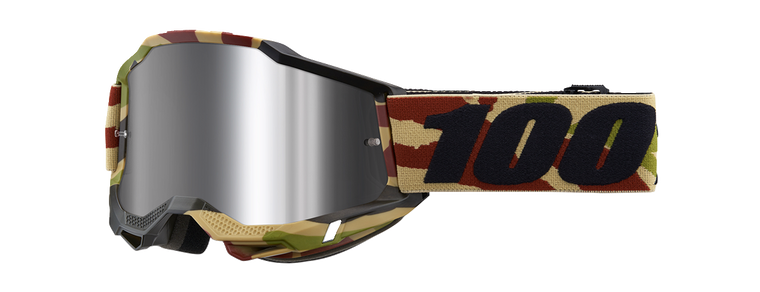 100% - Accuri 2 Goggles - Mission - Silver Flash Mirror - Accuri 2 Goggles  Mirrored Lens - 50014-00021 100% - Accuri 2 Goggles - Mission - Silver Flash Mirror - Accuri 2 Goggles  Mirrored Lens - 50014-00021