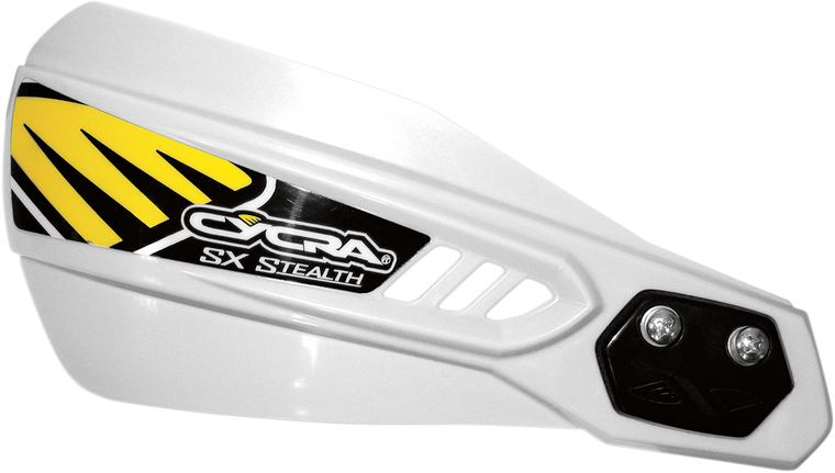 Cycra - Handguards - Stealth - White - Stealth Alloy Racer Pack - 1CYC-0015-42X