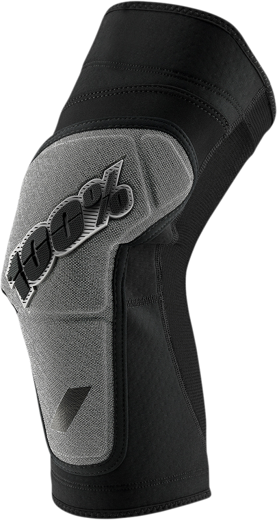 100% - Ridecamp Knee Guards - Black/Gray - Large - Ridecamp Knee Guards - 70001-00003