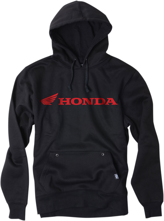 Factory Effex - Honda Horizontal Pullover Hoodie - Black - 2XL - Honda Horizontal Pullover Hoodie - 15-88376