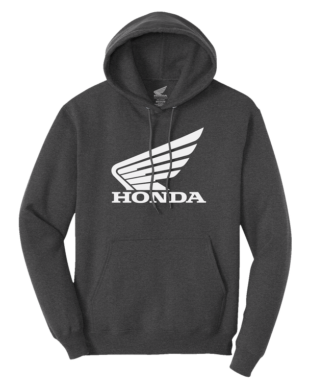 Honda Apparel - Women's Honda Wing Hoodie - Gray - Small - Women's Honda Wing Hoodie - NP21S-S3031-S
