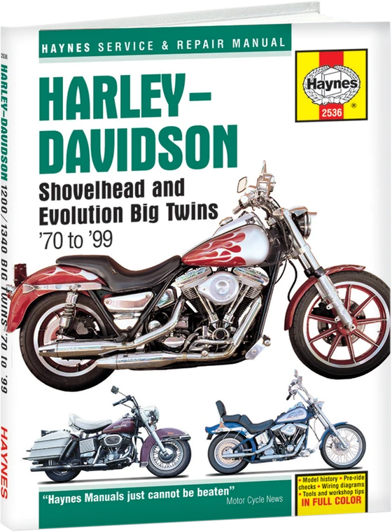 Haynes - Manual - Big Twins '70-'99 - Motorcycle Repair Manual - M2536