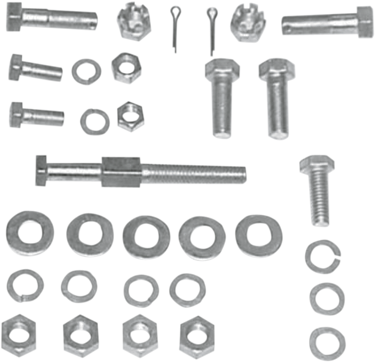 Colony - Mount Kit - Transmission - Big Twin - Cadmium - Transmission Mount Hardware - 8232-26