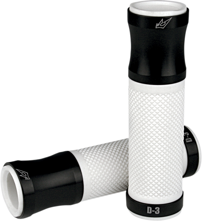 Driven Racing - Grips - D3 - Black/White - 7/8" D3 Grips - D3BK/WT Driven Racing - Grips - D3 - Black/White - 7/8" D3 Grips - D3BK/WT