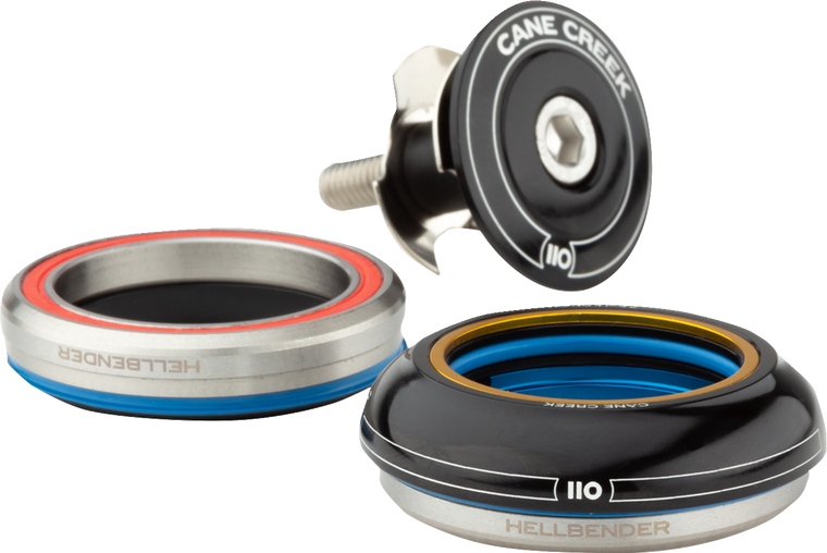 Cane Creek Cycling Components - 40-Series Headset - Complete - Short Cover - IS42/28.6/H9 - IS52/40 - 40-Series Complete Headset - BAA0783K