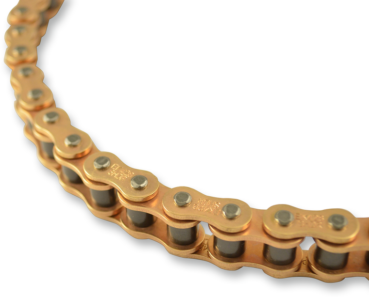 Ek - 428 SHDR - Motocross Series Chain - Gold - 132 Links - 428 SHDR Motocross Series Chain - 428SHDR-132G
