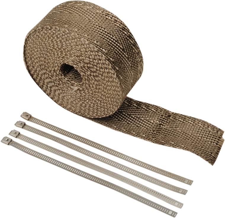 Cycle Performance Prod. - Exhaust Wrap Kit - Multi-Tone - 2x25 - Lava Rock Exhaust Wrap Kit - CPP/9065SL