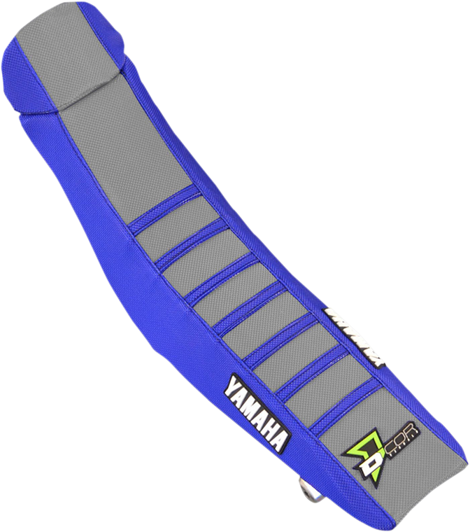 D'cor Visuals - Seat Cover - Blue/Gray - YZ250F/450F '14-'18 - Seat Cover - 30-50-455