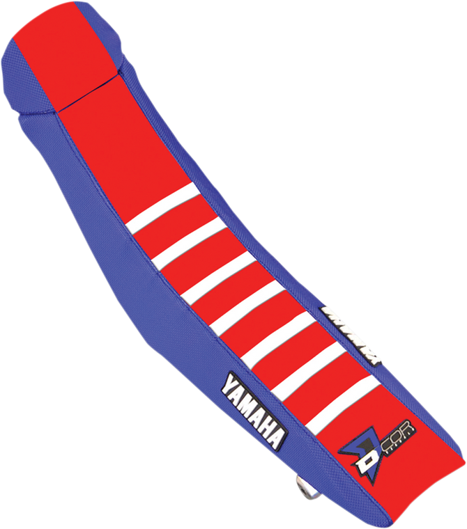 D'cor Visuals - Seat Cover - Blue/Red/White - YZ250F/450F '14-'18 - Seat Cover - 30-50-463