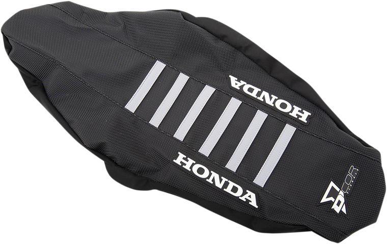 D'cor Visuals - Seat Cover - Black/Gray - CRF '17-'21 - Seat Cover - 30-10-477