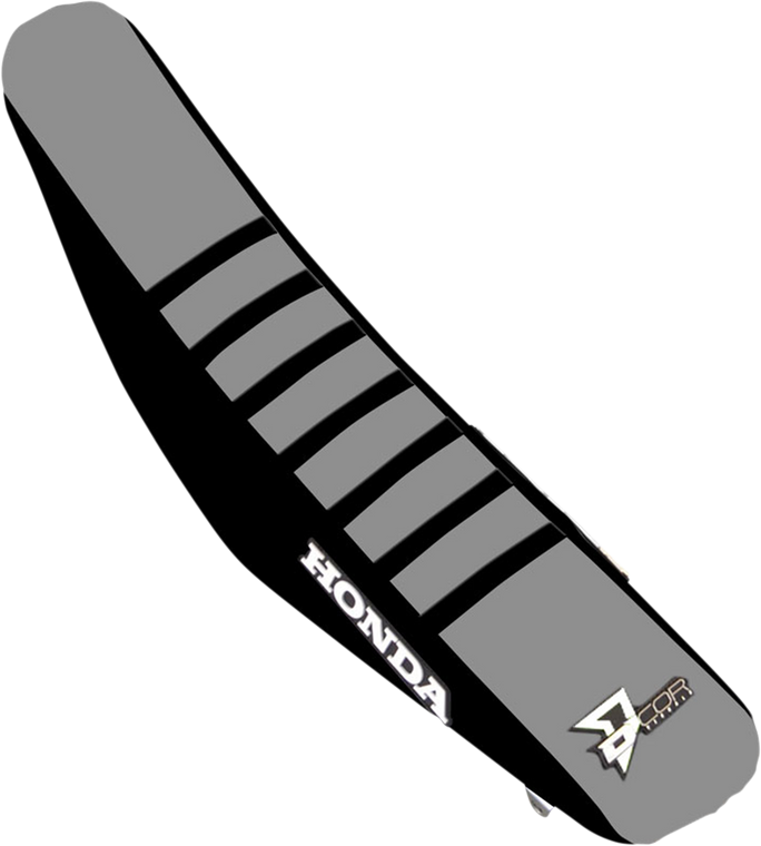 D'cor Visuals - Seat Cover - Black/Gray - CRF '21-'23 - Seat Cover - 30-10-502