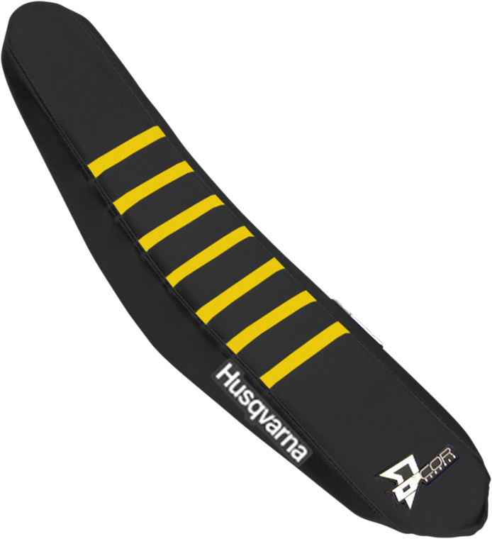 D'cor Visuals - Seat Cover - Black/Yellow - TC85 '18-'22 - Seat Cover - 30-70-101