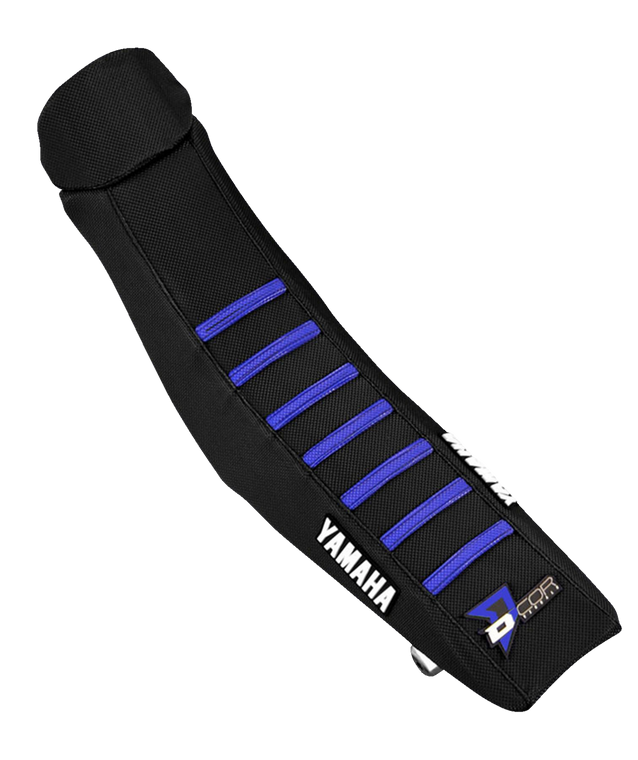 D'cor Visuals - Seat Cover - Black w/ Blue Ribs - YZ '22-'23 - Seat Cover - 30-50-141
