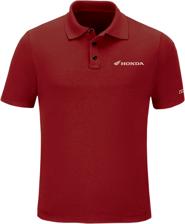 Factory Effex - Honda Polo Shirt - Red - Medium - Honda Polo Shirt - 25-85302