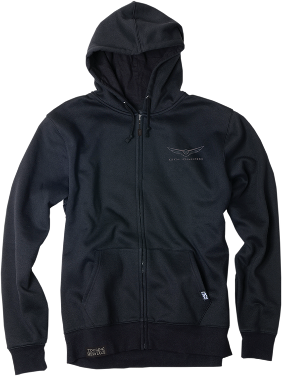 Factory Effex - Goldwing Burst Zip Hoodie - Black - 2XL - Goldwing Burst Zip Hoodie - 25-88818
