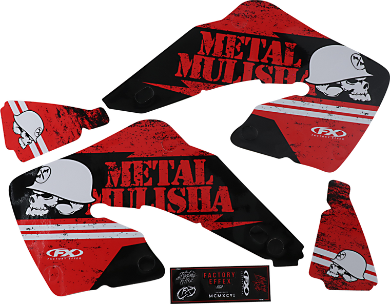 Factory Effex - Metal Mulisha Graphic Kit - Honda - Metal Mulisha Graphics Kit  2020 - 23-11318