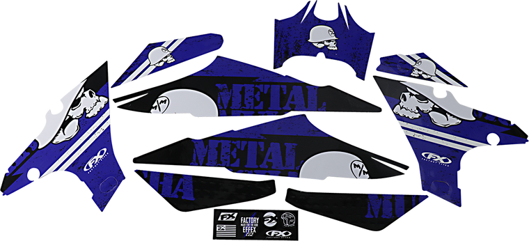 Factory Effex - Metal Mulisha Graphic Kit - Yamaha - Metal Mulisha Graphics Kit  2020 - 23-11234