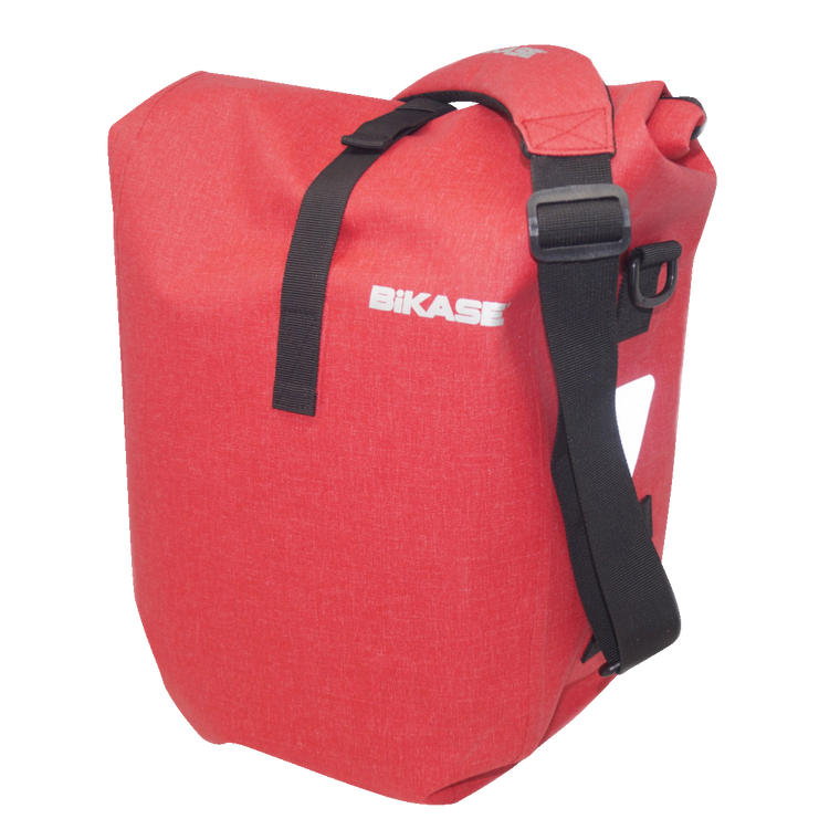 Bikase - Reggie 2 Bag - Pannier - Red - Reggie 2 Drybag Pannier - 2039R Bikase - Reggie 2 Bag - Pannier - Red - Reggie 2 Drybag Pannier - 2039R