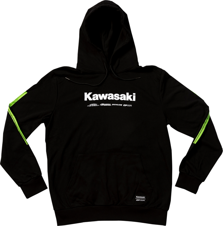 D'cor Visuals - Kawasaki Race Sweatshirt - Black - Medium - Kawasaki Race Sweatshirt - 85-206-2