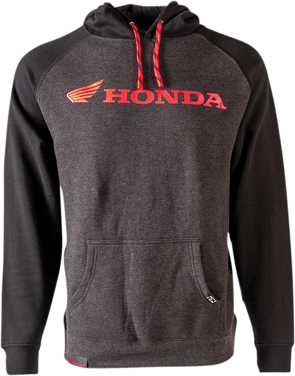 Factory Effex - Honda Landscape Pullover Hoodie - Charcoal/Black - XL - Honda Landscape Pullover Hoodie - 24-88306