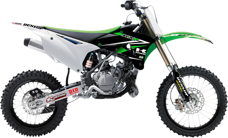 D'cor Visuals - Graphics and Trim Kit - Team Green - Kawasaki - Team Green Graphics and Trim Kit - 10-20-524