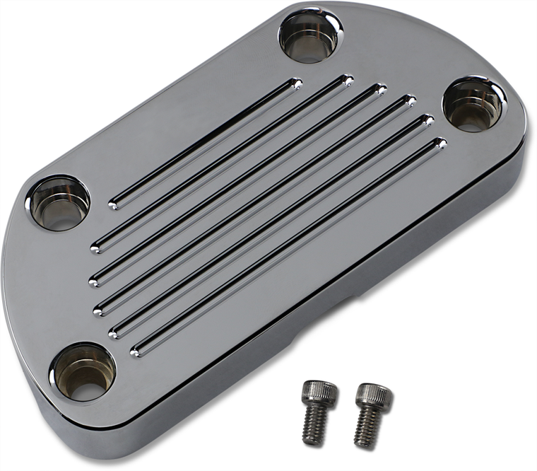 Dakota Digital - Chrome Flat 1" Handlebar Clamp Mount - For Pullback Risers - Speedometer Mount - BKT-5002