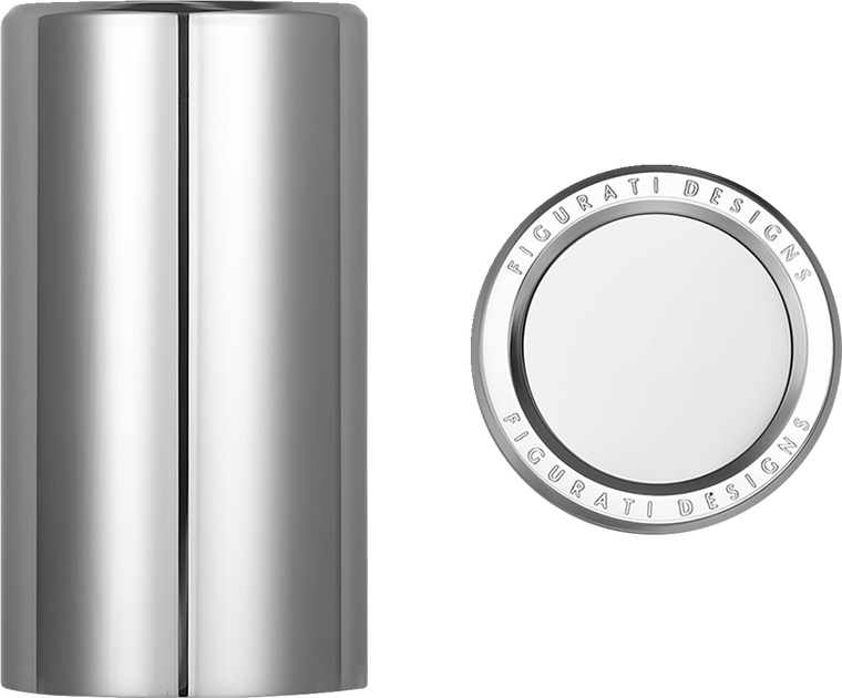 Figurati Designs - Docking Hardware Covers - Long - Stainless Steel - Docking Covers - FD60-DC-2545-SS