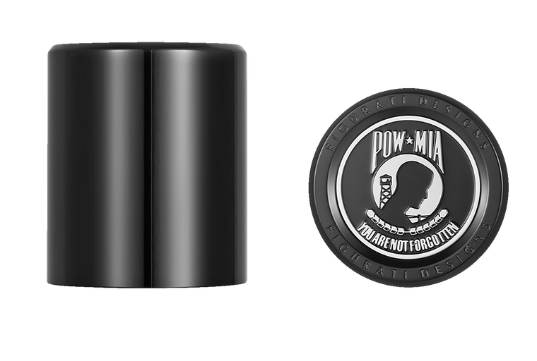 Figurati Designs - Docking Hardware Covers - POW MIA - Black - Docking Covers - FD50-DC-2730-BK Figurati Designs - Docking Hardware Covers - POW MIA - Black - Docking Covers - FD50-DC-2730-BK