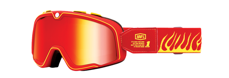 100% - Barstow Goggles - Death Spray - Red Mirror - Barstow Goggles - 50000-00011