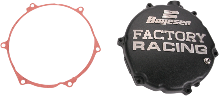 Boyesen - Clutch Cover - Black - KX250 - Factory Clutch Cover - CC-12CB