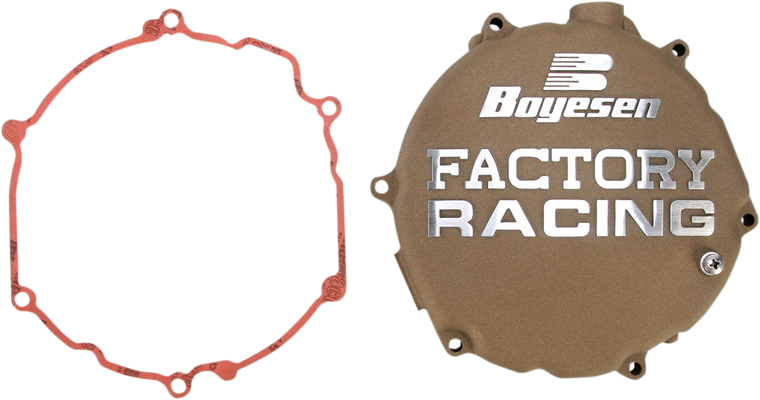 Boyesen - Clutch Cover - Gold - KX250 - Factory Clutch Cover - CC-12CM