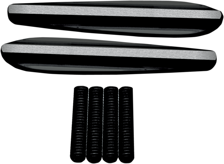 Covingtons - Turn Signal Eliminators - Finned - Black - Turn Signal Eliminators - C1306-B