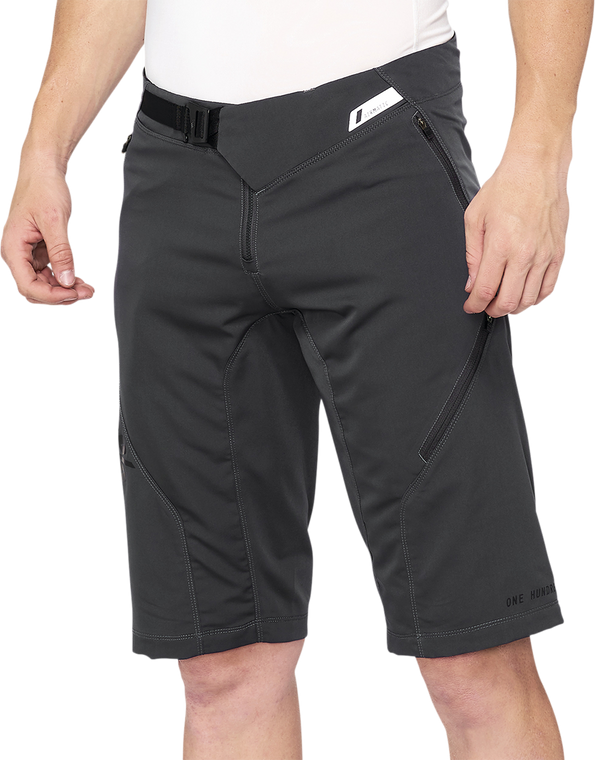 100% - Airmatic Shorts - Charcoal - US 30 - Airmatic Shorts - 40021-00015