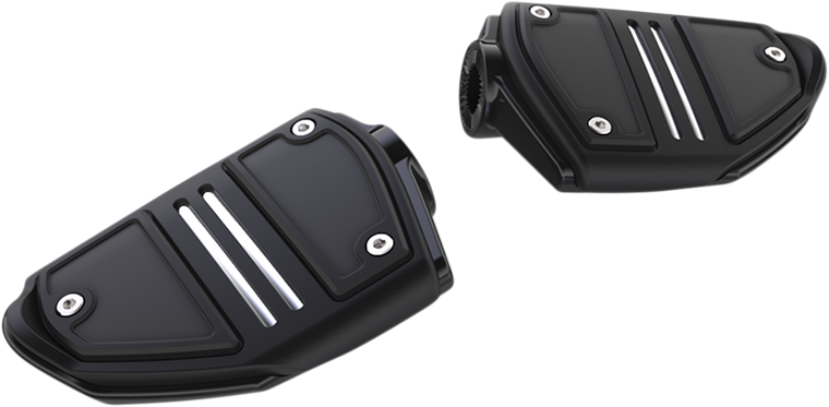 Ciro - Twin Rail Footpeg - Black - Twin Rail Footrests - 61420