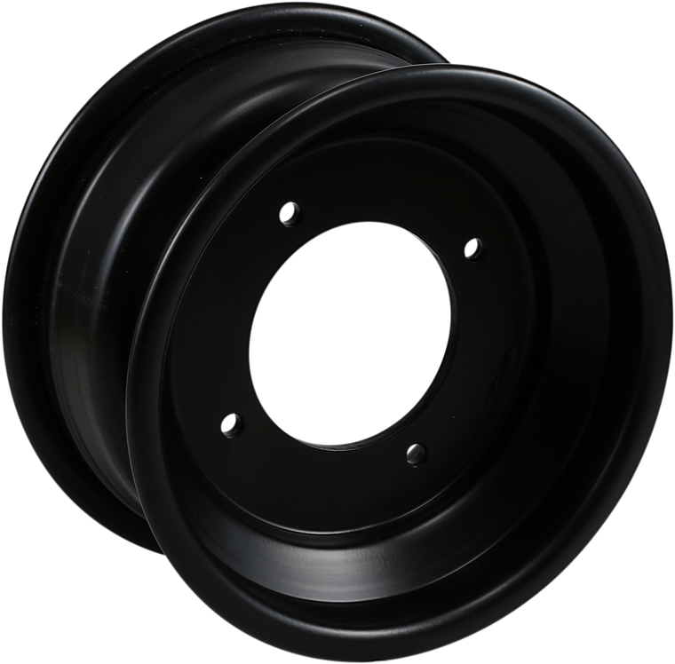 Ams - Rolled-Lip Spun Wheel - Front - Black - 10x5 - 4/156 - 3+2 - Rolled-Lip Spun Aluminum Wheel - 261RL105156B3